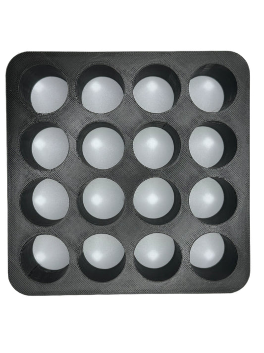 Sixteen Cavity Sphere Mini Bath Bomb Mold