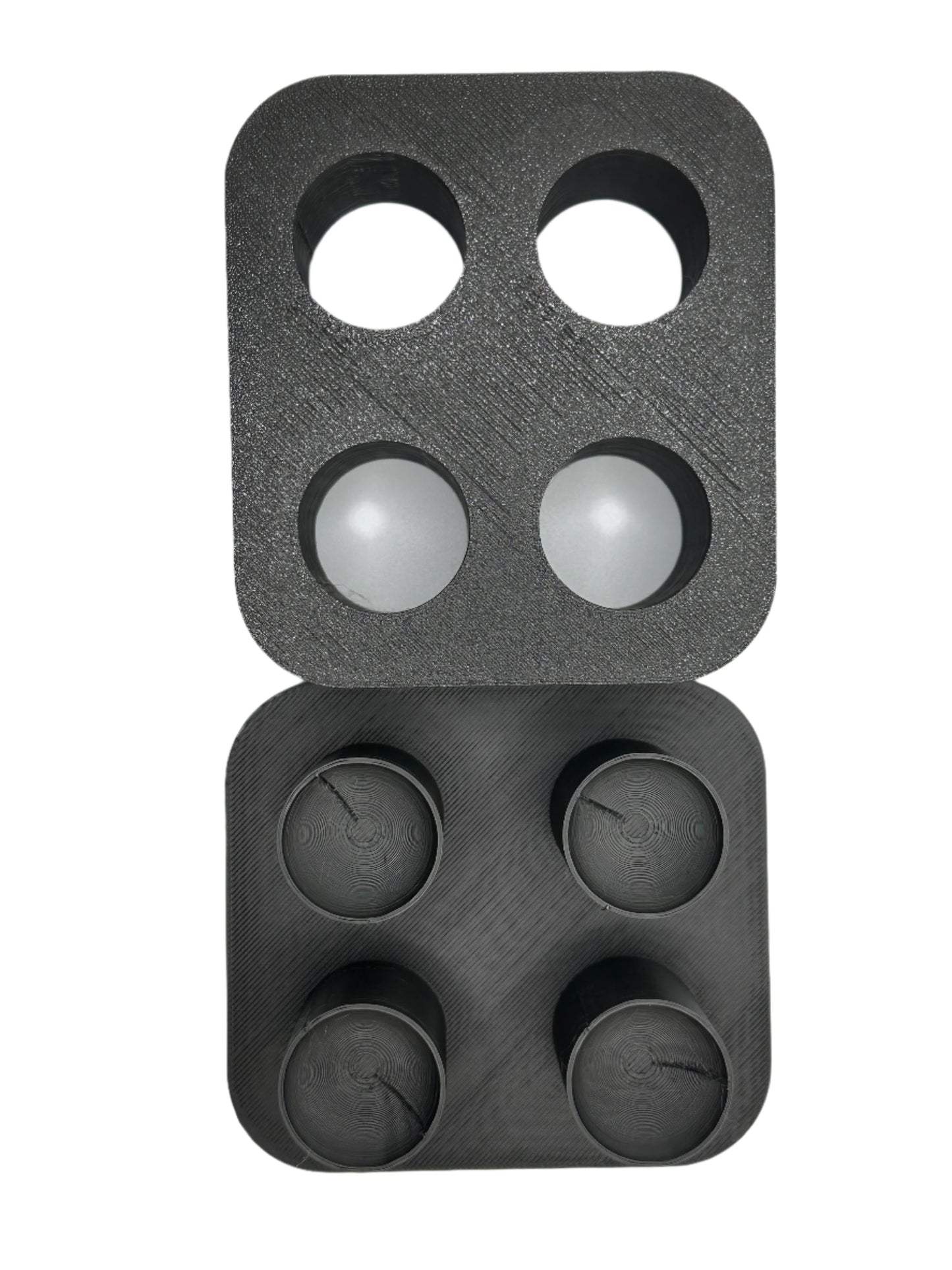 Four Cavity Sphere Mini Bath Bomb Mold