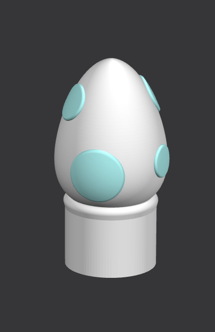 1.75" Easter Egg Tube Topper