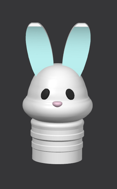 1.5" Bunny Tube Toppers