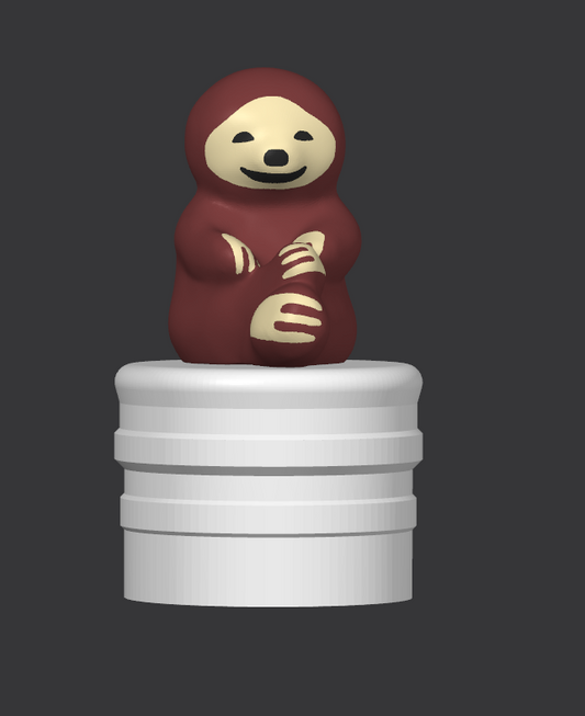 1.5" Sloth Tube Topper