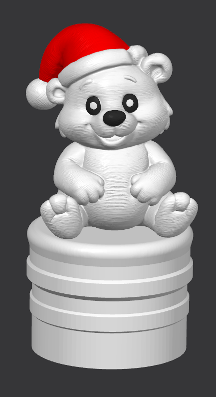 1.5" Polar Bear Tube Topper