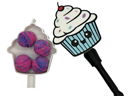 Cupcake Mini Bath Bomb Wand