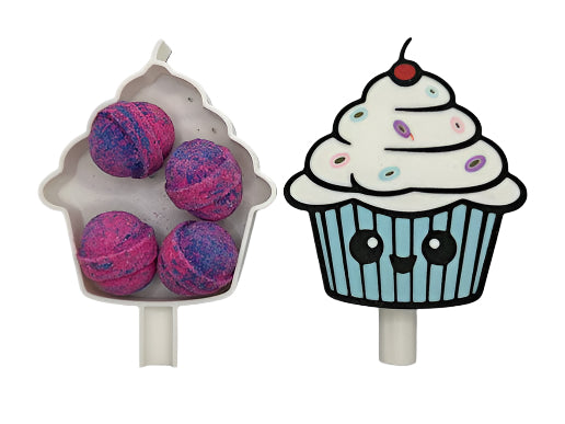 Cupcake Mini Bath Bomb Wand