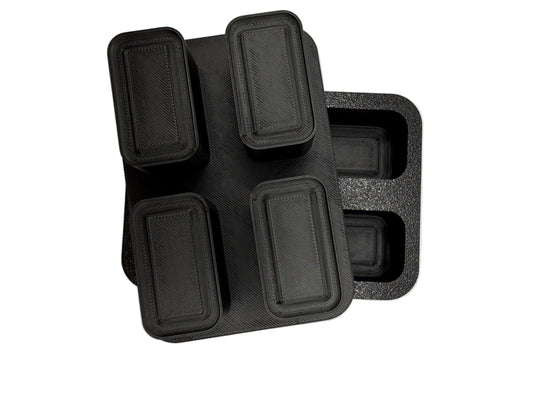 Fizz Mold (4 Cavity) (STL)