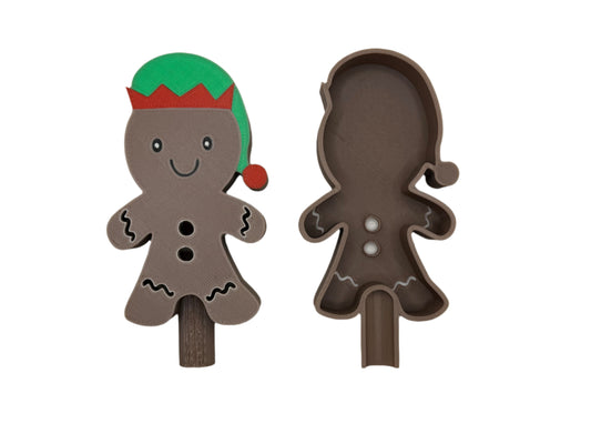 Gingerbread Elf Mini Bath Bomb Wand