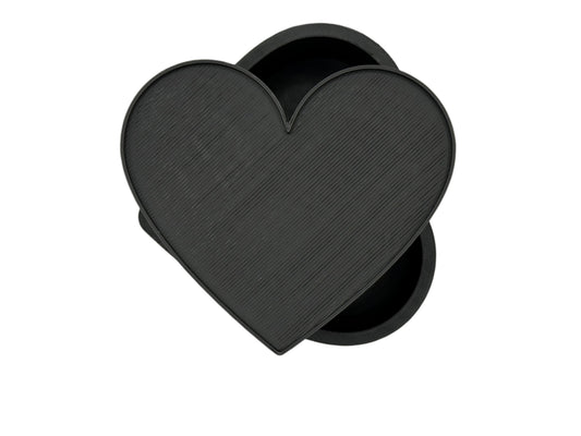 Flat Heart Bath Bomb Mold (STL)