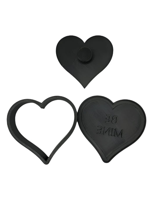 3 Pack Candy Heart Bubble Bath Mold