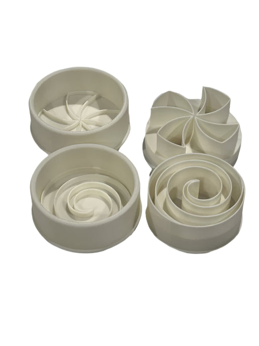 Lollipop Swirl and Pinwheel Bubble Bath Mold