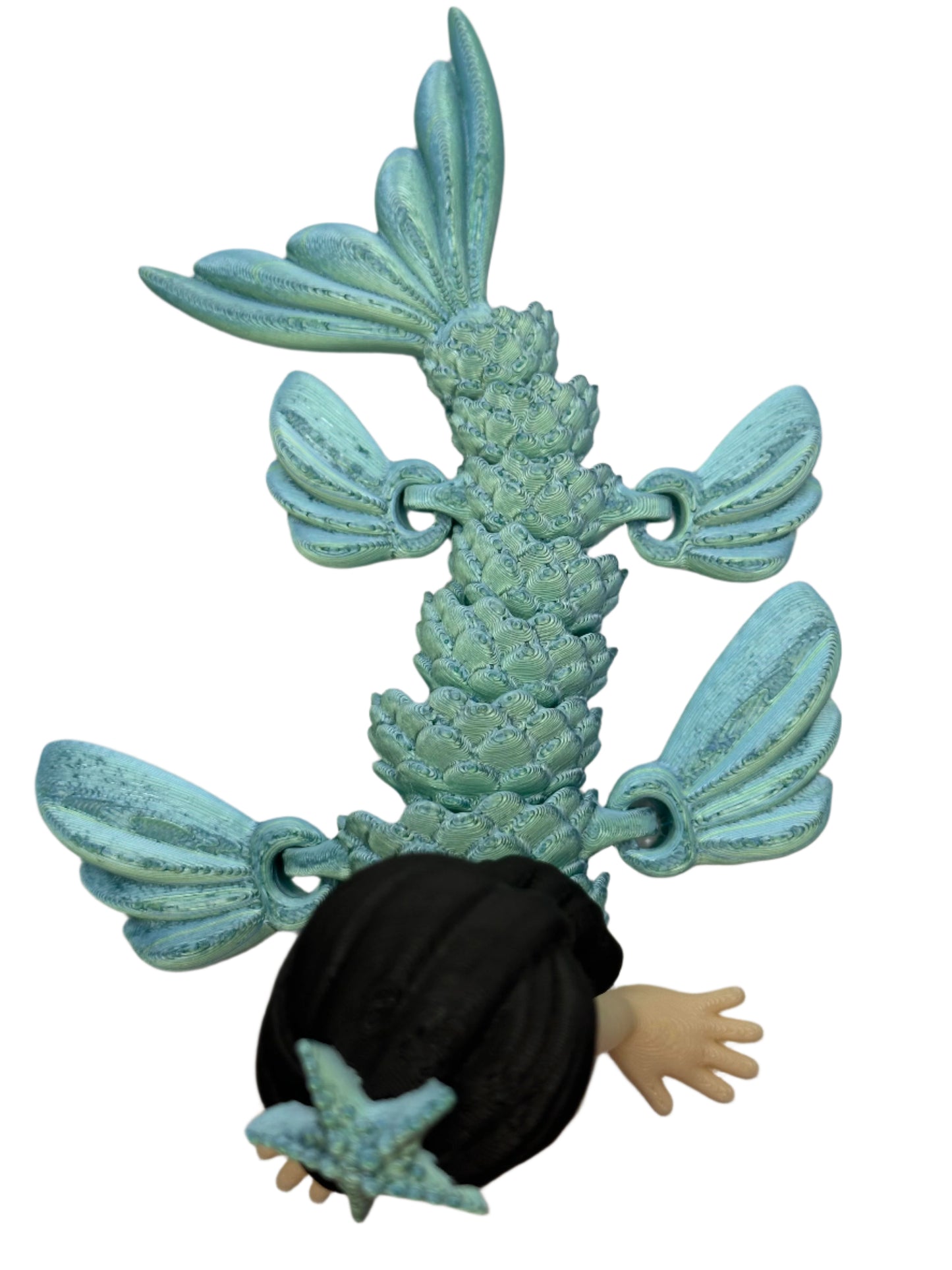Articulated Mermaid Bath Accessory