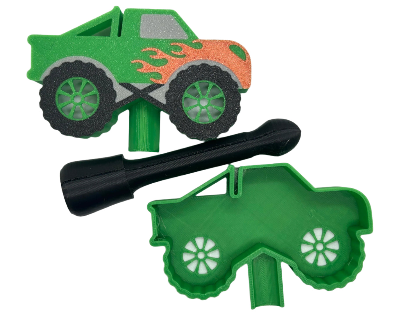 Multi Colored Color Changing Monster Truck Mini Bath Bomb Wand