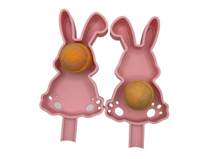 Easter Bunny Mini Bath Bomb Wand (STL)