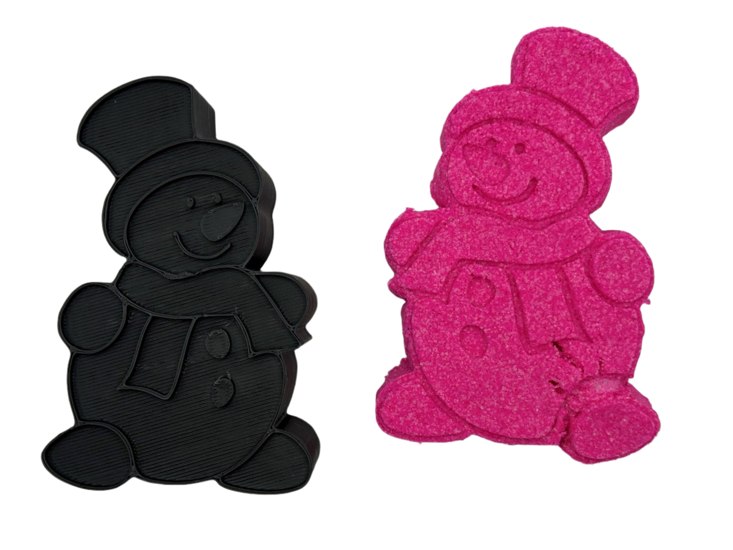 Snowman Bath Bomb Mold