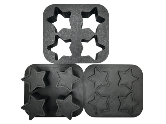 1" Star Mini Bath Bomb Mold
