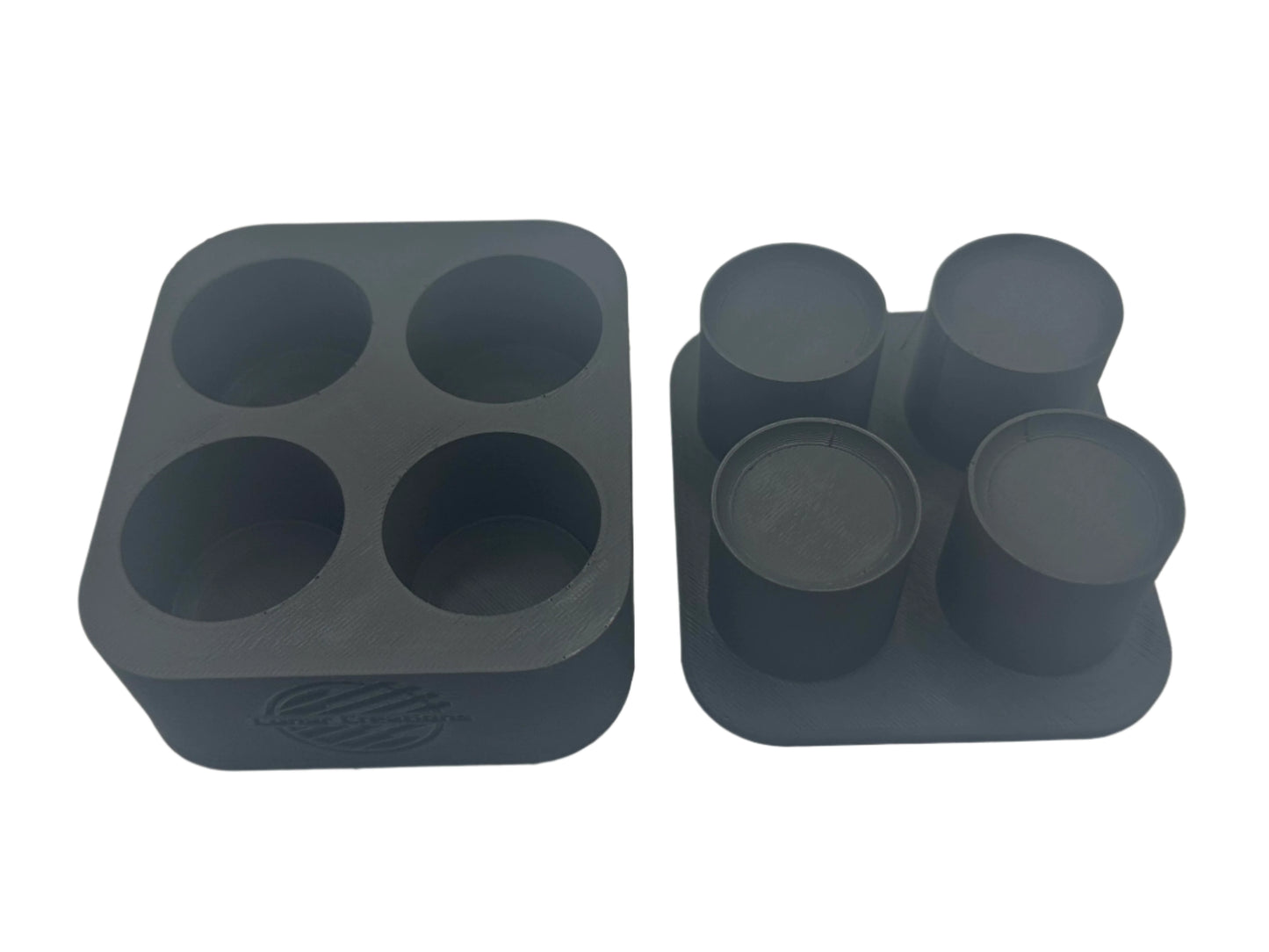 4 Cavity 1.5" Tablet Bath Bomb Mold (STL Only)