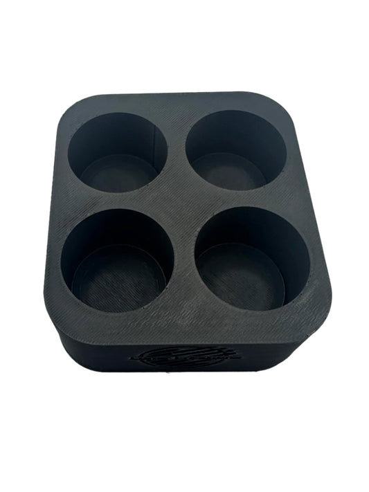 4 Cavity 1.5" Tablet Bath Bomb Mold (STL Only)