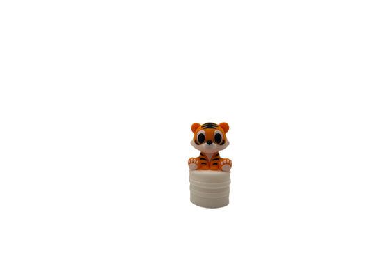Tiger 1.5" Tube Topper (STL)
