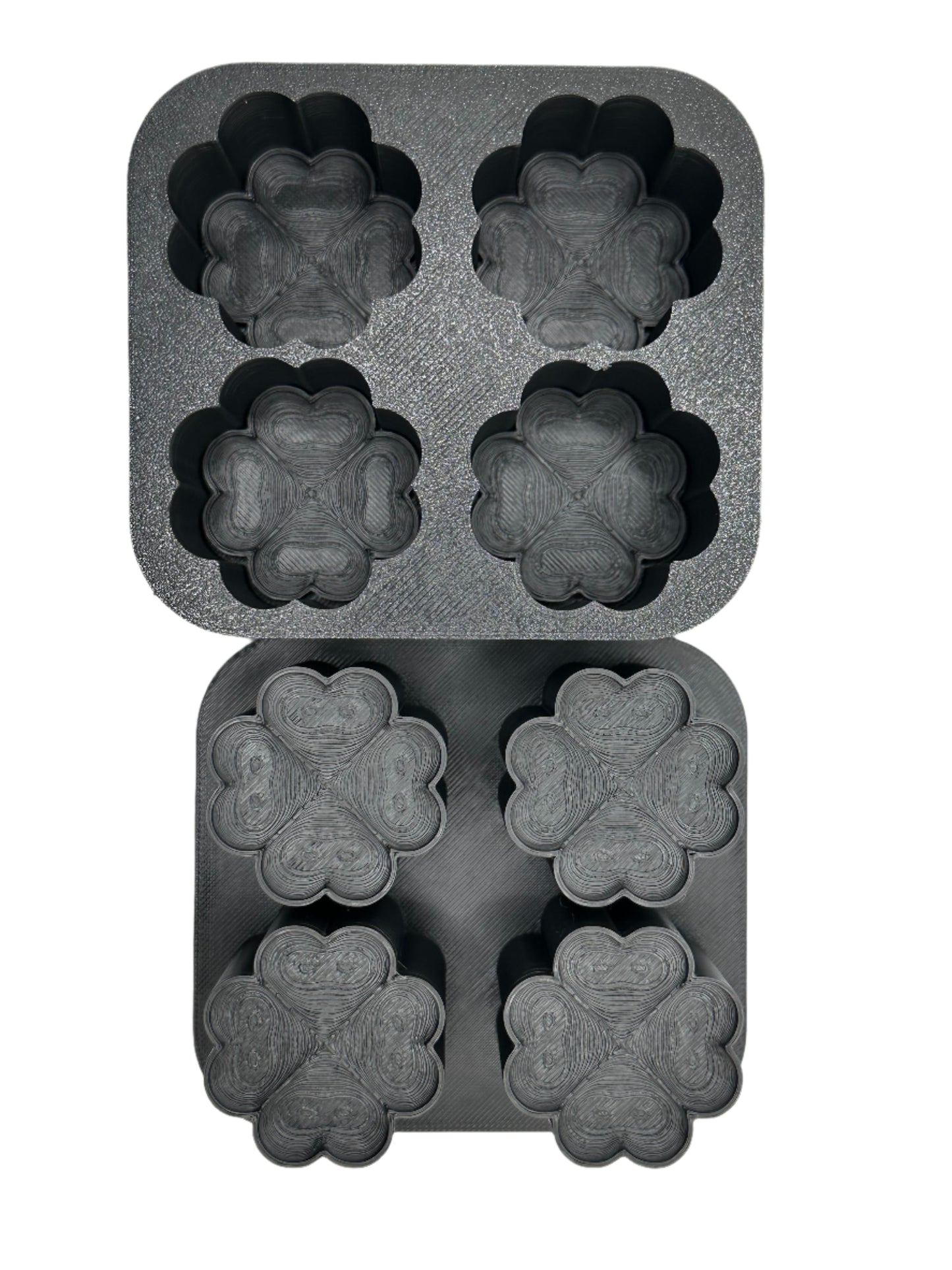 1" Mini Four Leaf Clover Bath Bomb Mold