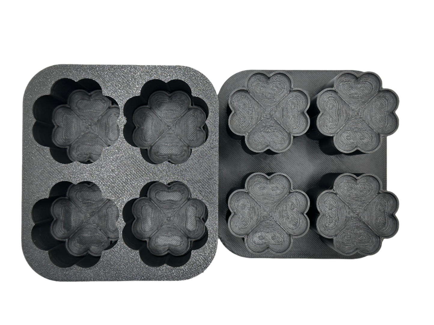 1" Clover Mini Bath Bomb Mold (STL Only)