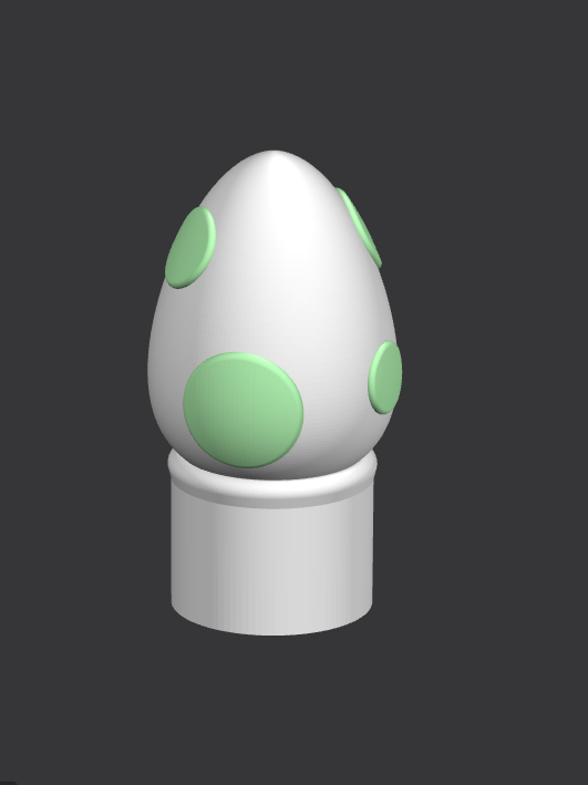 1.75" Easter Egg Tube Topper