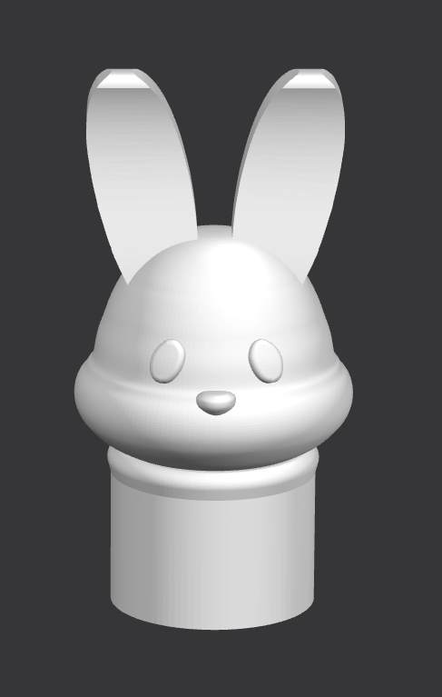 1.75" Bunny Tube Toppers