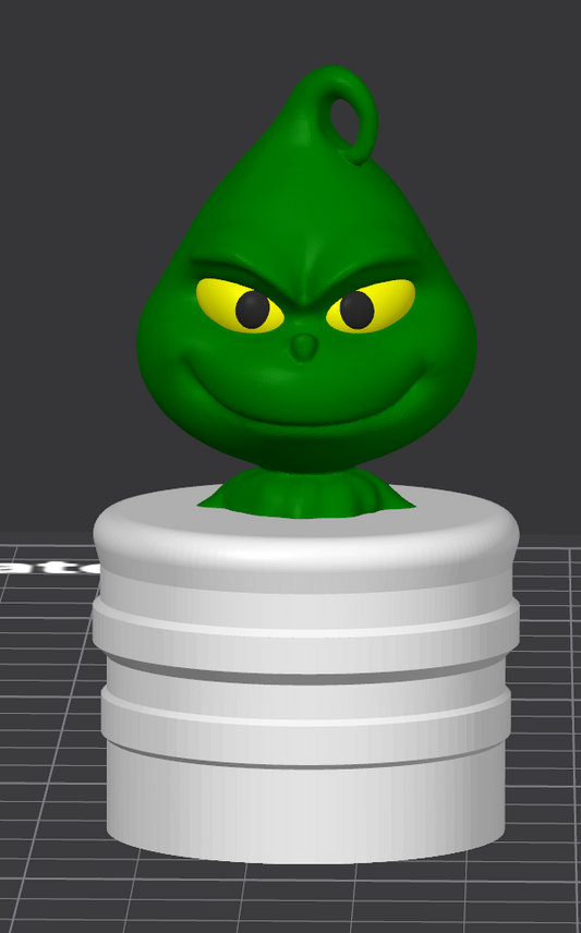 1.5" Grinch Topper (basic green)