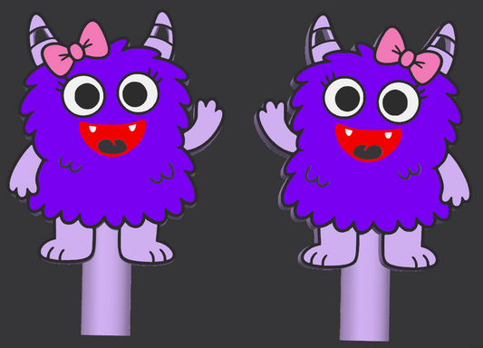 Monster Bath Bomb Wand (STL)