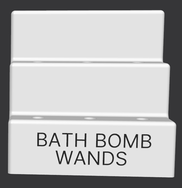 Bath Bomb Wand Stand (STL)