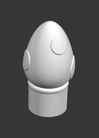 1.5" Egg Tube Topper