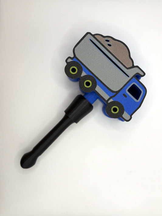 Dump Truck Mini Bath Bomb Wand (stl)