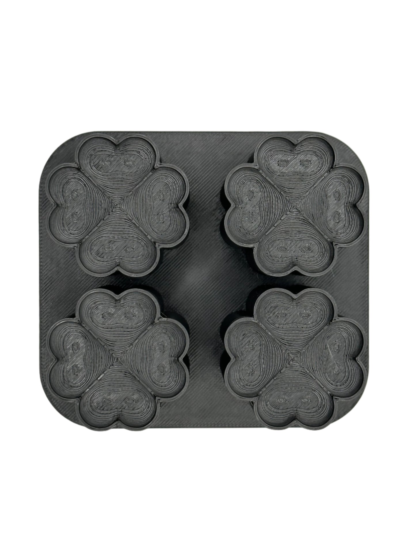 1" Mini Four Leaf Clover Bath Bomb Mold