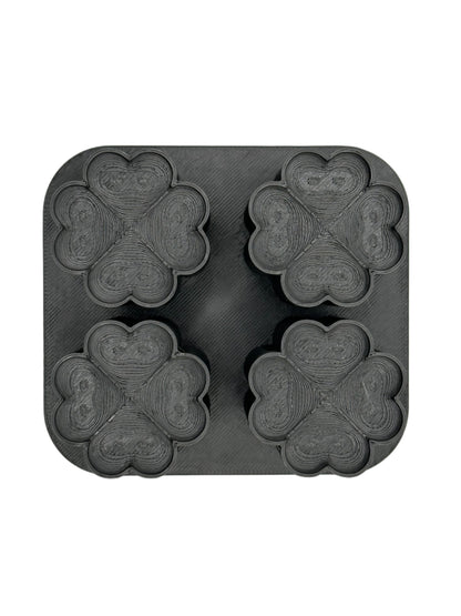 1" Mini Four Leaf Clover Bath Bomb Mold