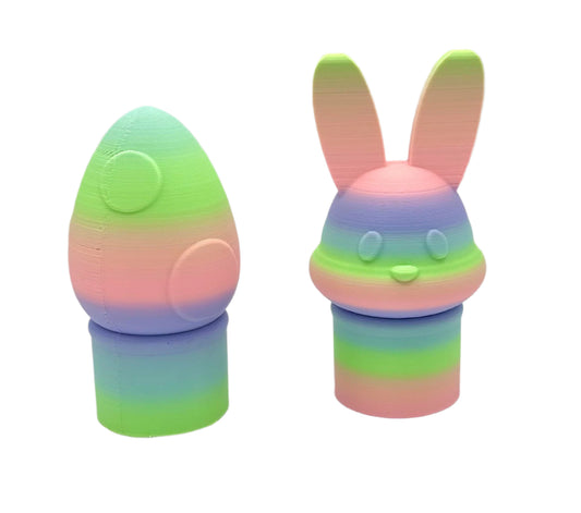 1.75" Easter Egg or Bunny Tube Topper STL