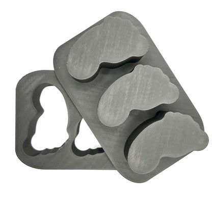 3 Cavity Foot Mold