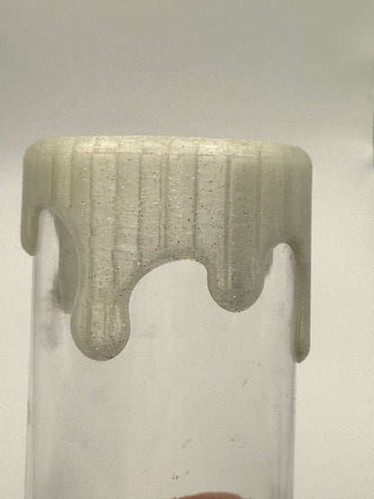 Glitter Drip Tube Cap