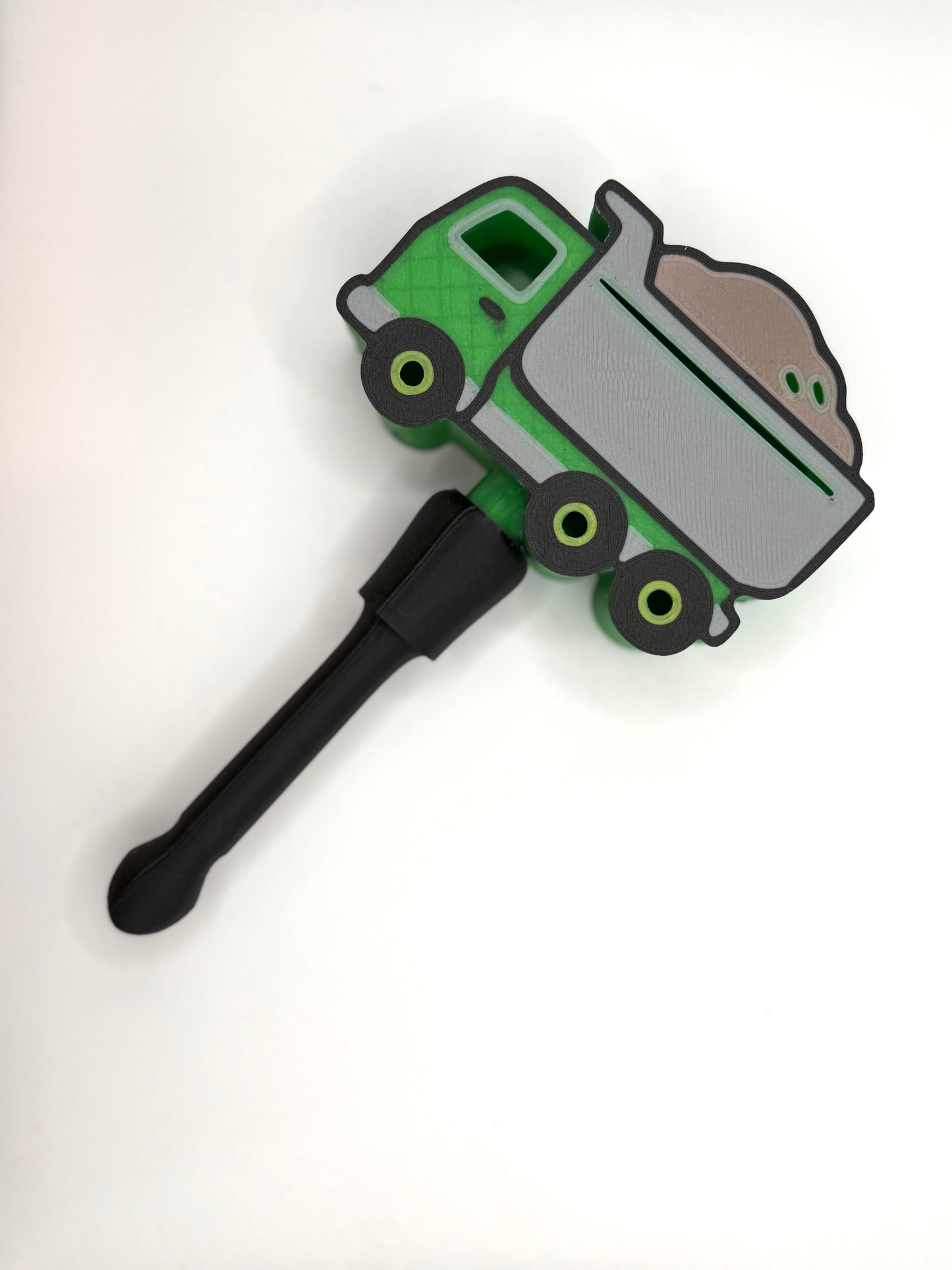 Dump Truck Mini Bath Bomb Wand (stl)