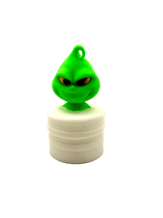 1.5" Grinch Topper (neon green)