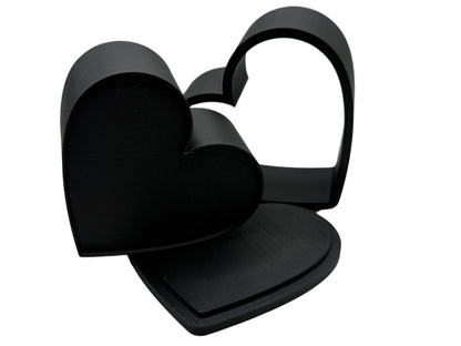 Flat Heart Bath Bomb Mold