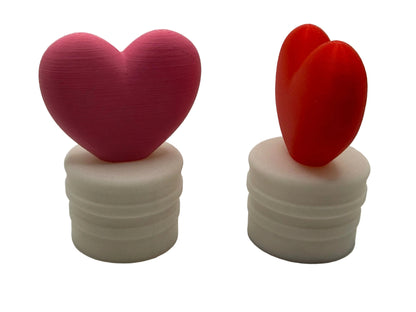 1.5" Heart Tube Topper