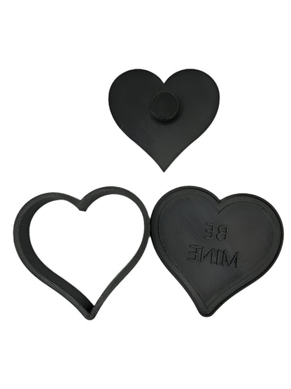 3 Pack Candy Heart Bubble Bath Mold