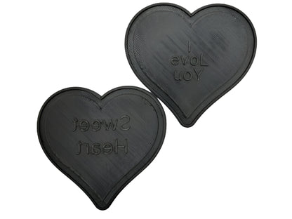 3 Pack Candy Heart Bubble Bath Mold