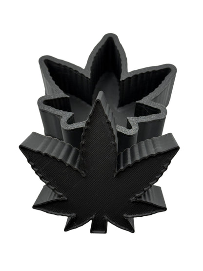 Hemp Leaf Bath Bomb Mold (STL)