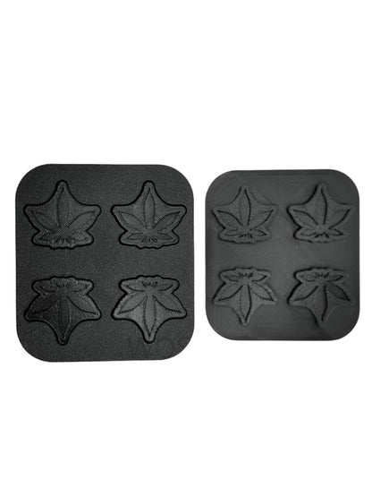 1" Hemp Leaf Shaped Mini Bath Bomb Mold
