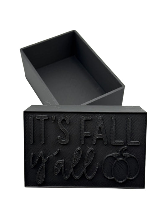 It's Fall Y'all Bath Bomb Mold (STL)