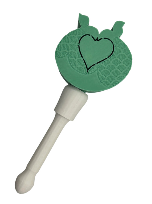 Double Mermaid Tail Mini Bath Bomb Wand