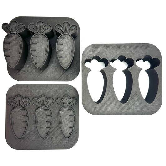 2.5" Mini Carrots Bath Bomb Mold