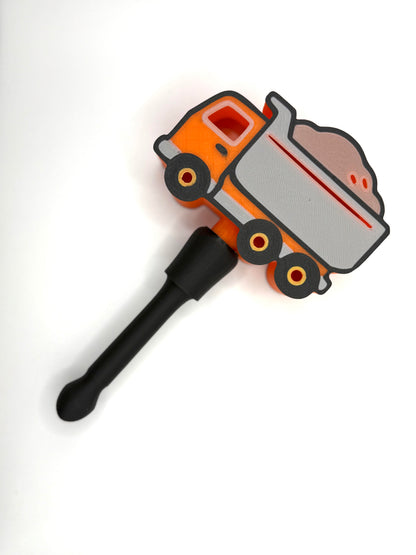 Dump Truck Mini Bath Bomb Wand (stl)