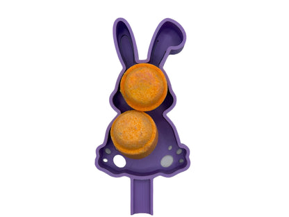 Easter Bunny Mini Bath Bomb Wand (STL)