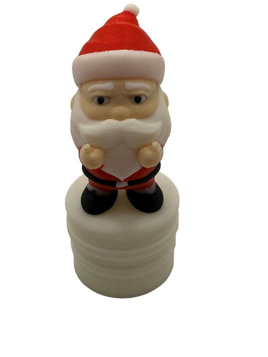 Santa Clause 1.5" Tube Topper