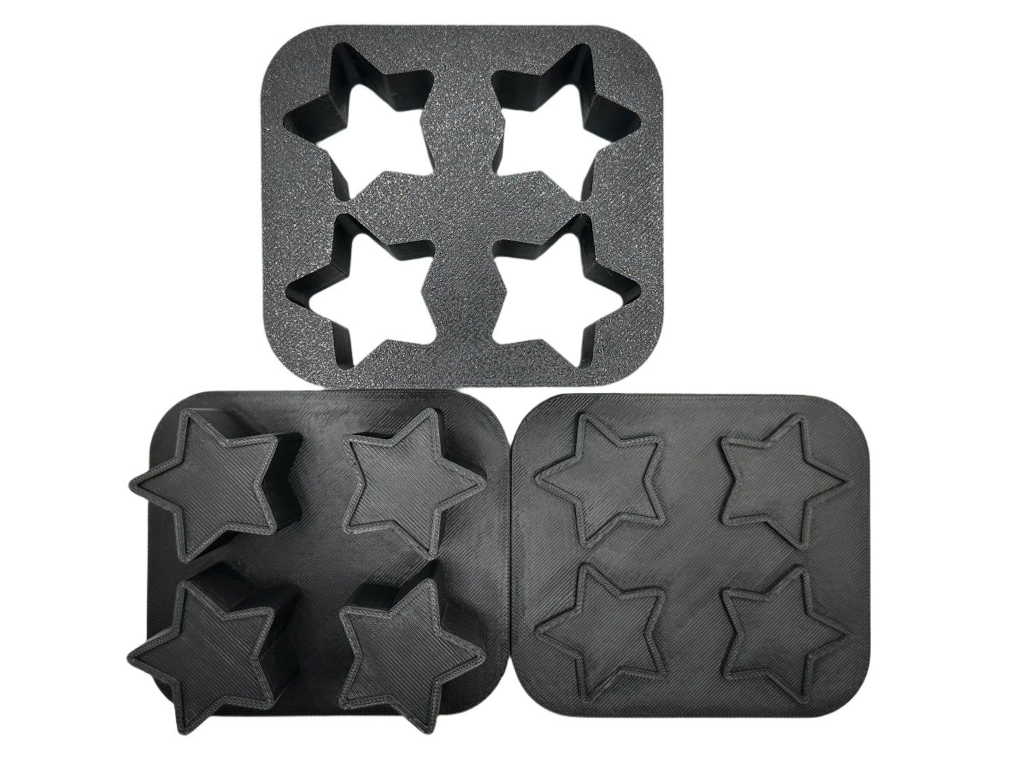 1" Star Mini Bath Bomb Mold (STL Only)